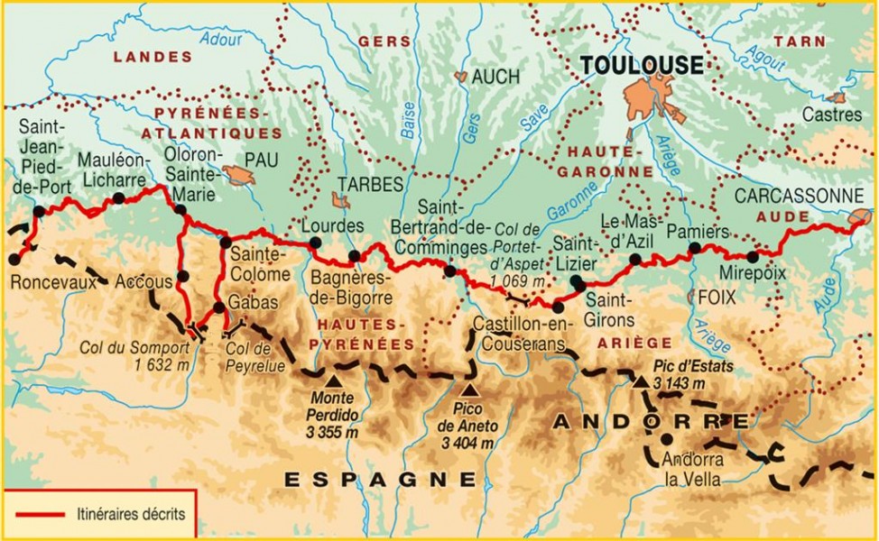 le chemin du piémont pyrénéen